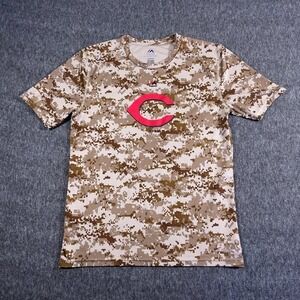 Majestic Cincinnati‎ Reds Camo T-Shirt Youth XL Baseball MLB